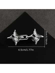 [Trending] 4pcs Star Waist Fastener Set - Adjustable Metal, White/Golden/Black, Sewing And Knitting Supplies, Durable Material, For DIY Fashion Projects / All Fabric Types / Craft Enthusiasts - Multicolor - View 12