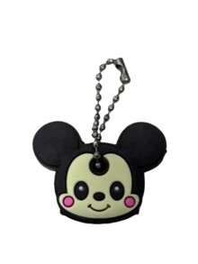 1/4/8pcs Silicone Keychain Set - Cute Stitch, Mickey, Minnie Cartoon Pattern With Protective Cap, Perfect For Bags And Keys - Ideal Birthday And Valentine's Day Gift - Multicolor - View 12