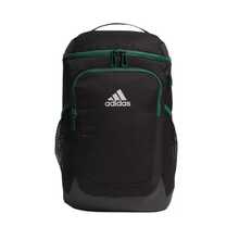 adidas Logo標誌拉鍊開合雙肩包常規男款 - 黑色 - 查看 3