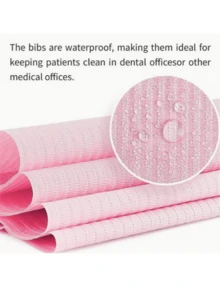 一次性美甲桌垫，防水、防油、防漏、可折叠，清洁垫，牙科围兜，适用于沙龙、诊所、美甲店、牙科或医疗用途，以及美甲桌垫用品 - 西瓜粉 - 查看 6