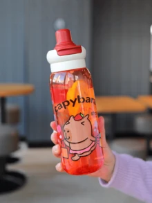 1pc High-Quality 316 Stainless Steel Insulated Cup, Lightweight Luxury Portable Tumbler With Straw, Premium Double-Wall Gift Cup For Women - Multicolor - View 10