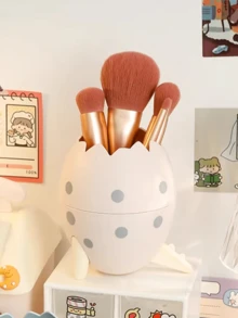 Cute Creative Fashion Dinosaur Egg Pen Holder, Large Capacity Stationery Storage Box/Bucket, Desk Decor For Students Dormitory - Multicolor - View 5