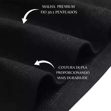 Kit Of 2 Men's Comfortable Slim Fit T-Shirts, 100% Cotton, Premium Streetwear, Paris DTF Premium - 黑色/米色 - 查看 6