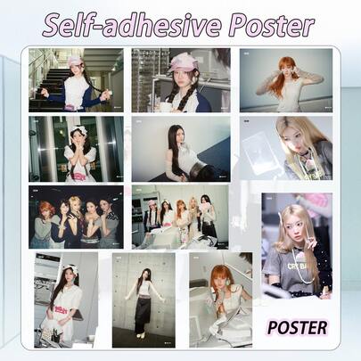 2pcs ILL-IT Decorative Posters, Self-Adhesive Posters For Home Decor, Suitable For Bedroom, Living Room, Cafe, Closet, Birthday Gift, Decorations, Party Supplies