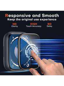 XINHONGYU 1-PACK Full Coverage Scratch Resistant Screen Protectors TPU Protective Compatible With Apple Watch Series Ultra 3, Series 11/10/9/8/7/6/5/4/SE3, Suitable For Ultra 49mm 45mm 40mm 42mm, HD Screen Protector, Scratch And Rub Resistant - 1pc - View 4