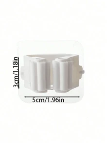 8pcs No Drill Wall Mounted Broom Holder Hooks - Seamless Suction Cup Mop Hanger Suitable For Bathroom, Kitchen, Garage, Heavy Duty Max Load 11lbs Household Organizer - Multicolor - View 3