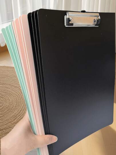 A4纸板文件夹，悬挂式文件夹，PP材质学生记事本文件夹，书写文件板，手写板，便签本，试卷文件夹，竖式办公会议文件夹，适用于办公会议，可悬挂登记表，适用于多种场景