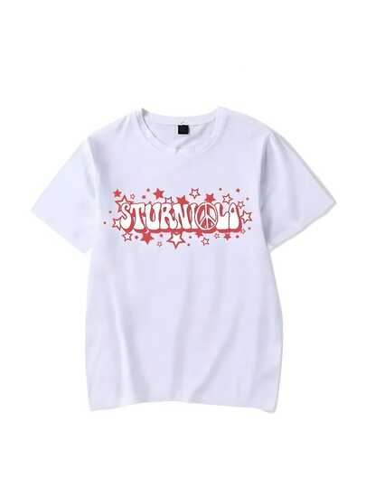 Camiseta de verano transpirable y fresca Sturniolo Tripletss Sturniolo Peace Stars, camiseta vintage de los 90, camiseta divertida de manga corta para hombres
