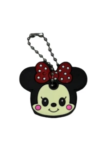 1/4/8pcs Silicone Keychain Set - Cute Stitch, Mickey, Minnie Cartoon Pattern With Protective Cap, Perfect For Bags And Keys - Ideal Birthday And Valentine's Day Gift - Multicolor - View 15
