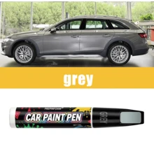 HGKJ Bút sửa chữa sơn xe thông minh 12ml, bút dặm màu đỏ + bút khử trùng, thích hợp để sửa chữa các vết xước sâu và nông mà không cần đánh bóng, sửa chữa nhanh chóng và dễ dàng cho lớp sơn thân xe ô tô/xe máy/thuyền, dụng cụ sửa chữa vết xước sâu chất lượng cao. - Nhiều màu - Xem 14