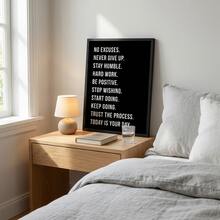 1 pieza Póster de arte de pared inspirador - Citas motivacionales para oficina, gimnasio, decoración del hogar - Regalo de aliento - Arte de pared de afirmación positiva - Arte de pared para emprendedores, arte de pared minimalista y motivacional | Impresión de cita positiva, estética simple, adecuada para el hogar, la oficina y el espacio de estudio, recordatorio suave diario y regalo reflexivo - Multicolor - Ver 8