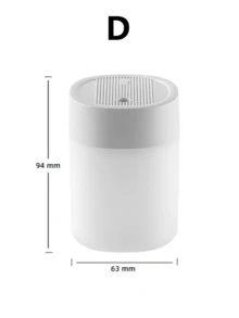 1个迷你USB供电加湿器，200毫升容量，低噪音，喷雾式，适用于家庭、卧室、浴室 - 多色 - 查看 7