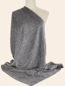 1件女士时尚褶皱纹理围巾，马来西亚头巾披肩 - 壓皺長巾 - 查看 7