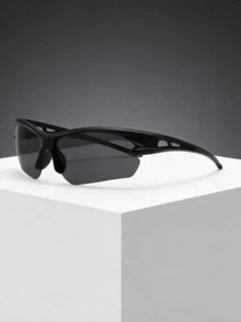 1PC/4PCS Futuristic Y2K Cycling Fashion Glasses For Men & Women Couples, Punk Hipster Sports Goggles Suitable For Driving, Everyday Wear, Running, Hiking And Beach Activities - Multicolor - View 7