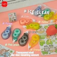 WQN 1 Set/6 Pieces High-Quality Colorful Mini Correction Tapes, Instant Use, Stick Over Mistakes, Great For Crafts And DIY, Back-To-School Season - Multicolor - View 3