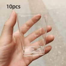 Transparent Mousse Cups, Freeze-Resistant, Shatterproof, Anti-Slip Design, Elegant Transparent Party Cups. Suitable For Cocktails, Desserts, Cold Drinks, Weddings, Birthdays, Dining, Home, And Travel - Transparent - View 13