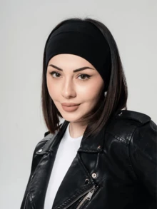 1pc Unisex Solid Color Sports Headband, Wide Yoga Headband, Sweat Absorbent Band For Men & Women, Running, Fitness, Elastic Hair Tie Headwrap, Women Hair Accessories - Black - View 6