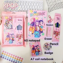 K-Pop 女巫组合文具套装，实用文具，奖品，礼物，生日礼物 - 彩色 - 查看 8
