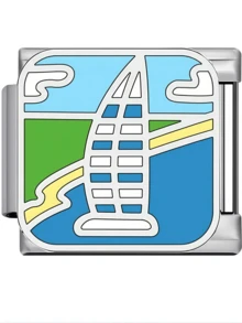 2026 New 1/5/10/15/20/30/50pcs Cartoon World Travel Landmark Building Block Bracelet Charm DIY Modular Jewelry Accessories - Multicolor - View 2