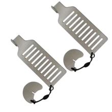 便携式旅行门锁 - 升级版旅行酒店门锁公寓安全装置门挡，小巧便携，适用于所有尺寸的门栓 - 銀色 - 查看 13