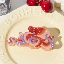 巨型章鱼发爪夹 – 适用于浓密头发的新奇树脂夹 - 第一版章魚 - 查看 7