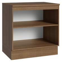 Gabinete Bajo Cocina Madesa Vik 80cm Con Encimera MG - Marrón y Gris - Ver 10