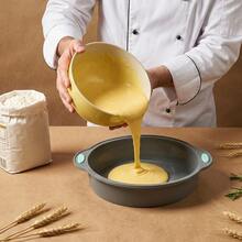 Keidason 3pcs Silicone Baking Mold Set - Round, Square And Rectangular, Suitable For Baking Brownies, Sponge Cakes And Breads, High Temperature Resistant Non-Stick Baking Tool Set - Multicolor - View 7