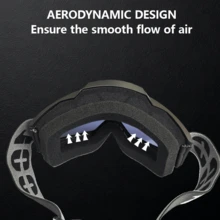 摩托车滑雪镜，聚碳酸酯材质，防尘、防风、抗冲击，多种颜色可选，兼容头盔，适用于摩托车、全地形车、自行车等户外运动，越野摩托车镜，男士时尚越野眼镜，山地自行车/沙滩车面罩，防风防护，公路自行车镜，户外运动滑雪镜，成人雪镜，防寒镜，登山滑雪镜，户外运动时尚雪镜 - 護目鏡 - 查看 8