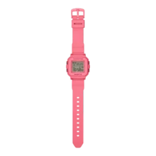 Casio 卡西欧 Baby-G 女士电子表礼盒套装 - 哑光玫红色树脂表带，100米防水防震复古方形手表，配心形硅胶表壳/挂饰，LED背光，闹钟和秒表功能，是情人节、日常佩戴和送礼的理想之选。 - 均碼 - 查看 7