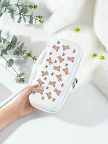 1个可爱泰迪熊造型保护套/保护壳，兼容Switch 2 (2025)、Switch NS、Switch OLED、Switch Lite，适用于Switch 2/Switch配件，全套包含收纳袋，白色/粉色，Switch玩家的最佳礼物 - 彩色 - 查看 15