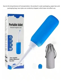 1pc Portable Travel Bidet Bottle, Leak-Proof Perineal Cleansing Spray Bottle, Portable Feminine Hygiene Cleaner, Large Capacity Handheld Travel Bidet, 350ml, Random Style Carrying Pouch - Multicolor - View 27