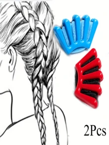 1/2件装DIY海绵美发造型工具，快速盘发器，美发师卷发棒配件，适合女性、女孩及婚礼发型打造，扭辫工具，理发店美容旅行必备，美发产品，家居睡眠浴室装饰美发工具套装，夏季、假日 - 彩色 - 查看 3