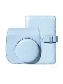 Instant Mini 12 相机套，兼容 Mini 12/Mini 12 相机 - PU 皮革保护套，带可调节肩带 - 浅紫色 - 紫色 - 查看 18