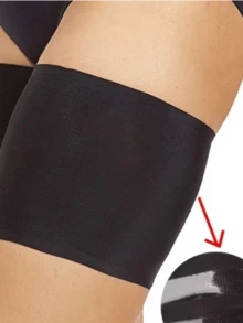 1双装女士防摩擦大腿带，运动健身压缩腿套 - 彩色 - 查看 4