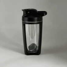 500毫升塑料摇摇杯，双层刻度，耐用防漏，适用于健身蛋白粉混合 - 彩色 - 查看 8