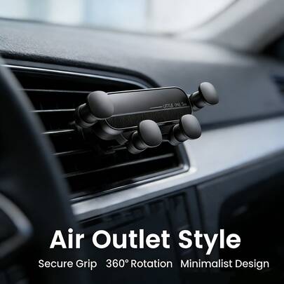 Gravity Car Air Vent Phone Holder - Suitable For GPS, 16/15 Pro And Android Phones, Summer Car Accessories
