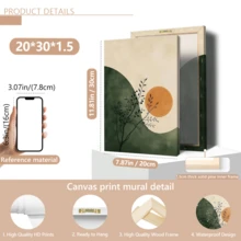 لوحة فنية حائطية عصرية، ملصق فني ياباني بسيط على قماش، ديكور الشمس والأخضر البيج، فن حائطي كلاسيكي عصري، ديكور موسم الربيع/الصيف، طباعة حبر أنيقة، مؤطرة أو غير مؤطرة، ديكور غرفة، ديكور منزلي، هدية مثالية لتدشين المنزل، ديكور شقة السكن الجامعي، هدايا لديكور الحائط في الفندق، المنزل، غرفة المعيشة، غرفة النوم، الحمام والمكتب - متعدد الألوان - مشاهدة 13