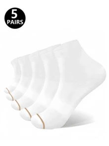 5/10 Pairs Unisex Mid-Calf Socks, Soft & Comfortable, Stylish & Elegant - Multicolor - View 16