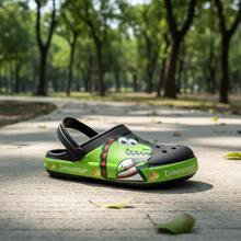Men Clogs - สีเขียวมะนาว - ดู 2