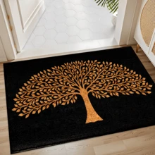 Thảm in họa tiết cây sự sống, chất liệu giả len - Thấm hút cao, dễ vệ sinh, phù hợp trang trí nhà cửa, phong cách nông trại, lối vào, trong nhà, phòng ngủ, nhà bếp, phòng ăn, văn phòng nhỏ/văn phòng tại nhà, bồn rửa, phòng giặt, thảm chùi chân, thảm bếp, thảm chống trơn trượt. - Nhiều màu - Xem 4