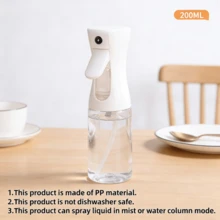 1 pieza Botella rociadora de niebla continua de alta presión y multicolor, de gran capacidad y rellenable, rociador de niebla fina adecuado para regar plantas / peinar el cabello / limpieza y desinfección, diseño a prueba de fugas, requiere descarga previa antes de usar, aplicable para el hogar, exteriores, salón de belleza, cocina, regalo de cumpleaños, regalo del Día de San Valentín, regalo para amantes de las manualidades, regalo para amantes de la jardinería - A - Ver 15