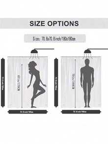 2D Flat Printing ,1 Piece Of Retro Shower Curtain - A Fashionable Bathroom Decoration Shower Curtain With Oil Painting Printing Pattern, Designed With Pink Roses, Green Leaves, And Water Waves - Soft Pink Color Scheme Depicting Impressionist Style Garden And Lake Scenery In Green And Pink - Made Of Machinable Facial Cleanser - Versatile For All Seasons - A - 查看 7