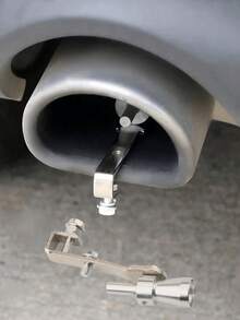 1.1L-1.6L Car Turbo Whistle Exhaust Tip, Aluminum Alloy Turbo Muffler Exhaust Sound Enhancer - Polished Metal Surface, Fits Cars, Motorcycles & Off-Road Vehicles - Durable Car Modification Upgrade, Exhaust Sound Boost, Universal Size, Includes Installation Hardware - Easy To Install Auto Accessory - Perfect Birthday Gift, Car Air Freshener Bottle, Exhaust Pipe, Car Modification Auto Parts - Silver - View 10