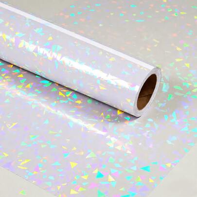 Holographic Vinyl Stickers, For DIY Craft Decorative Stickers, Artworks, Photos, Cards, Bottles, Phone Cases, Etc. To Add Dazzling Luster To Your Creative Works