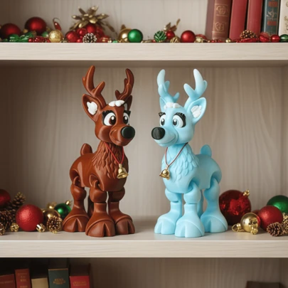 1pc Cute Mini Deer Decor, Suitable For Home Decoration, Accenting Daily Spaces Like Study, Living Room, Tabletop