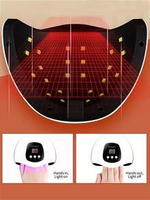 1pc 24 LED UV Nail Lamp, Nail & Toe Nail DIY Gel Nail Curing Light, USB Rechargeable Nail Dryer With 3 Timer Settings, Compact Design With Timer, No Discoloration, Suitable For Travel/Home/Gift/Nail Salon/SPA - Multicolor - View 10