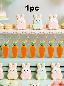 10/5/1pc-Easter Hanging Carrot -4.4 Inch Artificial Simulation Easter Foam Carrots,Bubble Mini Carrot Hanging Pendant For Home Party DIY Crafts Decor - Multicolor - View 10