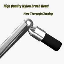 可拆卸刷头咖啡机清洁刷，意式咖啡机清洁刷，耐高温胡桃木手柄高压蒸汽喷嘴清洁刷，适用于商用和家用咖啡机 - 彩色 - 查看 5