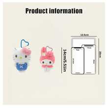 Official Licensed Sanrio Character Plush Hanging Charms – 11–15 Cm / 4.3–5.9 Inch Soft Cartoon Plush Toy Keychain For Kids & Fans – Cute Backpack & School Bag Decoration For Playtime, Room Decor & Collectible Display – Perfect Gift For Birthday, Valentine's Day, Easter, Halloween, Thanksgiving, Christmas & New Year - 彩色 - 查看 11