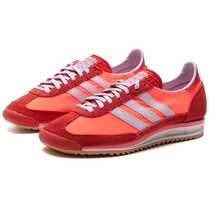 Adidas 阿迪达斯新款耐穿耐磨低帮轻便SL 72 RS运动鞋，红橙撞色设计，舒适百搭，适合日常运动 - 紅橙色 - 查看 2